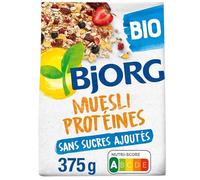BJJORG. Muesli Protéiné au Soja 375g, petit-déjeuner sain et énergétique pour bien démarrer- Lot De 3