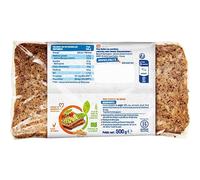 BJJORG - Pain Bio Au Seigle, Saveur Authentique, Texture Dense Parfait En Tranches, 500g - Lot De 4
