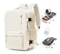 BJLFS Bagage Cabine 40x30x20 Ryanair Wizzair sous vide Femme Sac à Dos Voyage Cabine Avion 45x36x20 pour Easyjet Bagage à Main Sac à dos pour ordinateur 14 pouces Femme