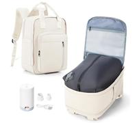 BJLFS Bagage Cabine 40x30x20 Ryanair Wizzair sous vide Femme Sac à Dos Voyage Cabine Avion 45x36x20 pour Easyjet Bagage à Main Sac à dos pour ordinateur 14 pouces Femme