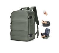 BJLFS Sac à dos Sous Vide Avec Pompe Bagage Cabine 40×30×20 Ryanair Wizzair Femme Bagage à Main Easyjet 45×36×20 Sac à dos Voyage Cabin Avec Sous Vide Sac pour Ordinateur Portable 14 Pouces Grau Bleu