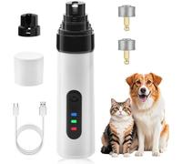 bjlysk Silent Groom Pro Broyeur à ongles pour chiens et chats, coupe-griffes Silent Groom Pro 2025, charge USB rapide avec têtes de meulage de rechange