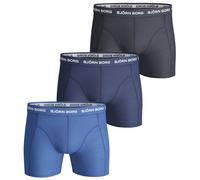 Björn Borg 3-Pack Boxers Solids Blue Mix Bleu