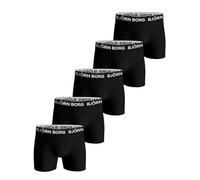 Björn Borg Bjorn Borg Boxer en Coton Stretch 5p Caleçon Boxeur, Noir-10000934_mp001, XXL Homme