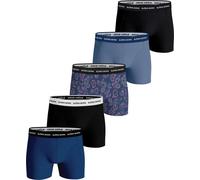BJÖRN BORG Boxers Homme Lot de 5 - Coton Stretch Boxer, ceinture logo Bleu XL