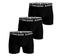 BJÖRN BORG Boxers noir / blanc, Taille S