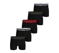 BJÖRN BORG Boxers vert / rouge / noir / blanc, Taille XXL