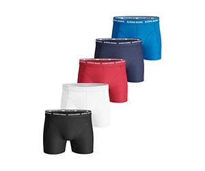Björn Borg Boxershort Homme Paquet de 5 - Pantalon, Coton Stretch, Ceinture avec Logo