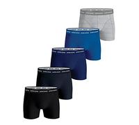 Björn Borg Cotton Stretch Boxer 5p, Black, Melange, Blue, Navy Blue, XL (Lot de 5) Homme