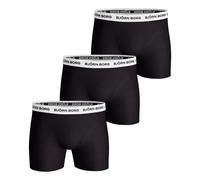 Björn Borg Cotton Stretch Caleçon Pack de 3 Hommes - noir, blanc S