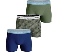 BJÖRN BORG Herren Boxershorts, 3er Pack - Pantalon, Coton Stretch, Logobund Blau M