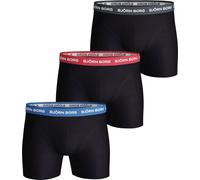 BJÖRN BORG Herren Boxershorts 3er Pack - Pantalon, coton stretch, Logobund Schwarz2 XL