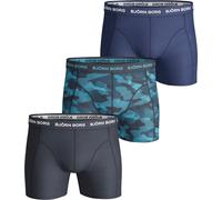 BJÖRN BORG Boxers bleu / marine / bleu nuit / blanc, Taille S