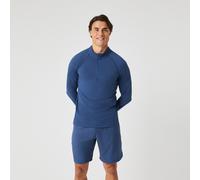 Björn Borg Midlayer Half Zip Haut manches longues Hommes - bleu foncé