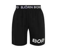BJÖRN BORG Pantalon de sport noir / blanc, Taille S