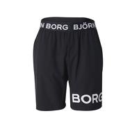 BJÖRN BORG Pantalon de sport noir / blanc, Taille S