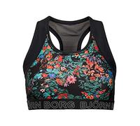 Björn Borg Solids Mira M Soutien-Gorge de Sport pour Femme, Noir, Rouge, XS