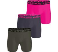 Björn Borg Sports Microfiber Boxer lot de 2 Homme 2XL Rose/Gris