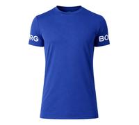 BJÖRN BORG T-Shirt fonctionnel bleu / blanc, Taille M