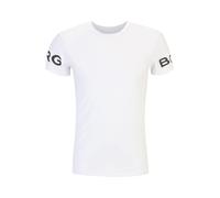 BJÖRN BORG T-Shirt fonctionnel noir / blanc, Taille S