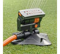 Björn&Schiller Arroseur de pelouse, arroseur oscillant, arroseur carré pour petites et grandes surfaces, système d'irrigation avec filtre, plastique ABS, arrosage de pelouse et arroseur de jardin