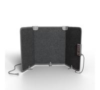 Björn&Schiller Panneau chauffant, chauffage des pieds pour la maison et le bureau, 100 x 51 cm, compact, léger, chauffage rapide, économe en énergie, chauffage infrarouge, petit chauffage de table