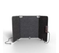 Björn&Schiller Panneau chauffant de bureau pliable 100×51 cm, chauffage de pieds compact et léger, chauffe rapidement, économique en énergie