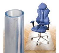Björn&Schiller Tapis de Protection du Sol 100 x 120 cm - Protection Contre Les Rayures - Transparent - Antidérapant - pour Chaise de Bureau - Épaisseur : 1,5 mm (Transparent 50x70)