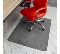 Björn&Schiller Tapis de Protection du Sol 100 x 120 cm - Protection Contre Les Rayures - Transparent - Antidérapant - pour Chaise de Bureau - Épaisseur : 1,5 mm (Gris)