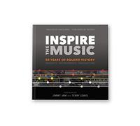 Bjooks Inspire The Music Livre illustré haut de gamme à couverture rigide sur les 50 ans d'histoire de Roland avec des instruments classiques, du hip-hop et de la musique électronique