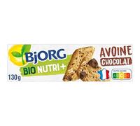BJORG - Biscuit Avoine Pépites Chocolat 130G - Lot De 4
