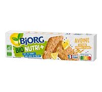 BJORG - Biscuits Avoine Citron Graines De Chia Bio 130G : Un en-cas sain et gourmand ! - Lot De 4 - Vendu Par Lot