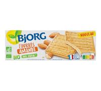 BJORG - Biscuits Bio Fourrés À L'Amande, Savoureux, La Boîte De 150g - Lot De 3