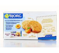 BJORG - Biscuits Bio Fourrés Abricot, Gourmands et Savoureux, La Boite de 175g - Lot De 4