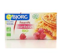 BJORG - Biscuits Bio Fourrés Framboises, Savoureux, Le Paquet De 175g - Lot De 4