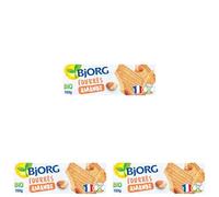 BJORG - Biscuits Fourrés Amande Bio - A Base De Purée d'amande - Sans Huile De Palme - Blé Complet - 150 g (Lot de 3)