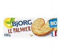 BJORG - Biscuits Palmier Bio 100G - Lot De 4