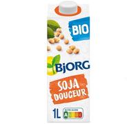 BJORG - Bjorg Boisson Soja Douceur Et Calcium Bio 1L - Lot De 4