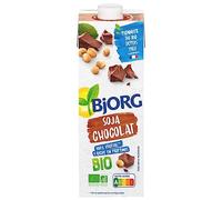 BJORG - Boisson Soja Chocolat, Calcium Ajouté, 1 L - Lot De 4