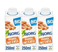 BJORG - Boisson Végétale Amande Intense - Mini Briques - 3 x 25 cl