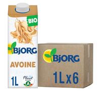 BJORG - Boisson Végétale Avoine - Bio - 6 x 1 L