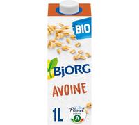 BJORG - Boisson Végétale Bio au Lait d’Avoine, Douceur Naturelle et Onctuosité 1L - Le Lot De 4