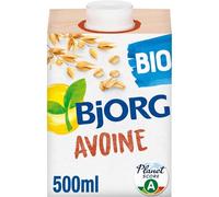 BJORG - Boisson Végétale Bio au Lait d’Avoine, Texture Onctueuse pour Toute la Famille (Brique 50cL) - Le Lot De 4