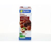 BJORG - Boisson Végétale Bio Riz Choco Noisettes, Gourmande et Onctueuse, Brique 1L