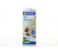 Bjorg - Boisson Végétale Bio Riz et Amande, Saveur Douce et Gourmande, Brique 1L