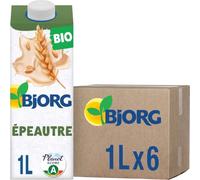 BJORG - Boisson Végétale Épeautre - Bio - 6 x 1 L