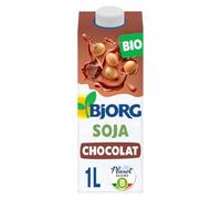 BJORG - Boisson Soja Chocolat - Une Boisson 100% Végétale - Riche En Protéines - Pauvre En Acides Gras Saturés - 1L