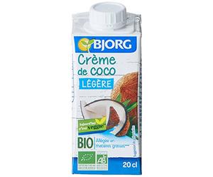 Bjorg Crème Coco Légère 200 ml - Lot de 8