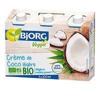 BJORG CRÈME DE COCO LÉGÈRE BIO 3X200ML - BJORG - LOT DE 2 - Offre Special