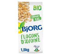 BJORG - Flocons d'Avoine Bio - Céréales Complètes - Bio -1,5 kg